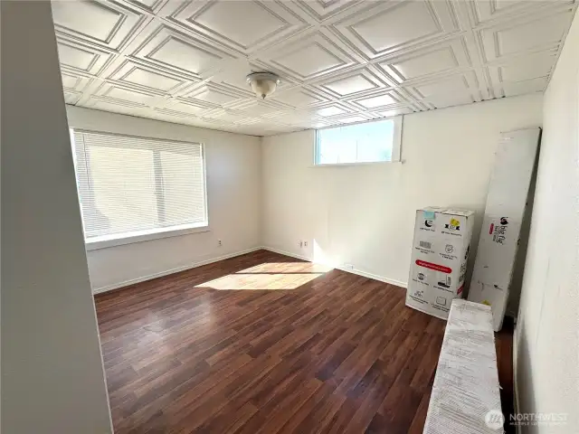 Bedroom. Someone is moving in...