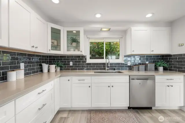 Modernized kitchen ready for use