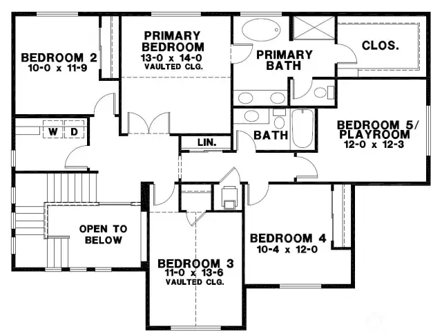 Upper Floor - For illustrational purposes only. Actual plans and specs may vary.