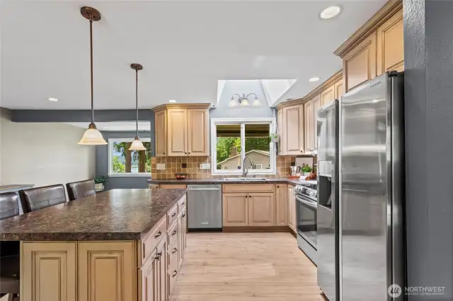 The abundant amount of storage in the kitchen island is ideal but wait until you see the 120 sq ft pantry space too.