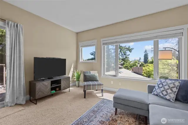 You can never have too many windows!  The light in this home is amazing and you can see everything.  A window is natures art and really, its nice to feel not 'closed in' like some homes can tend to make you feel.
