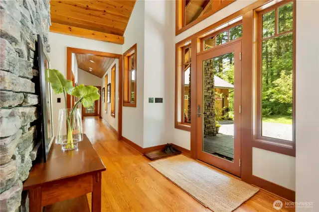 for maximum light and allowing nature to be reflected at every view.