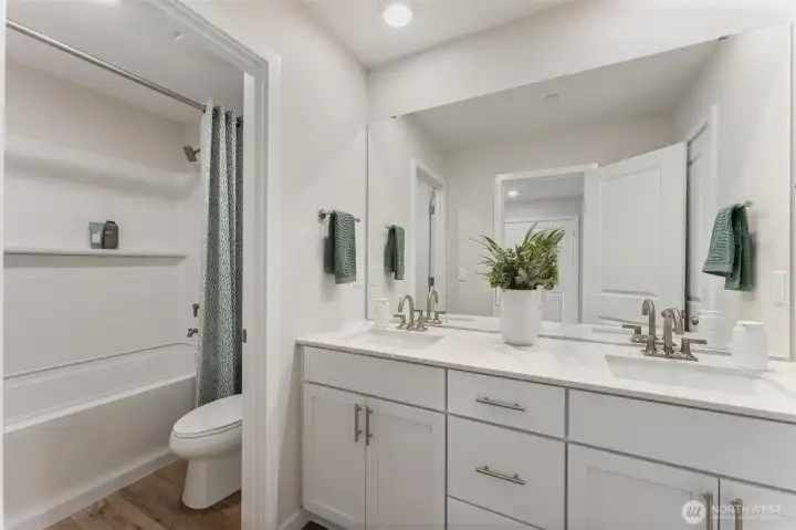 All pictures are from our staged model home, finishes will vary