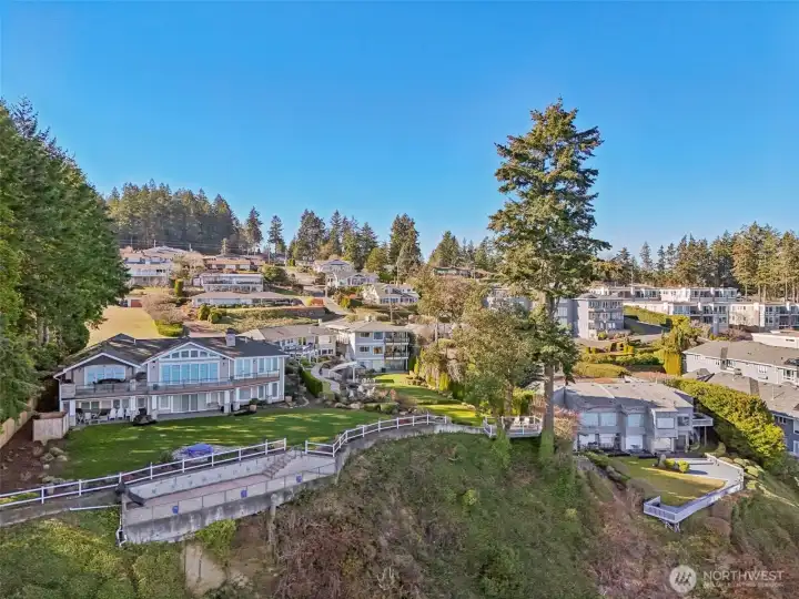 Nestled in but with commanding views this condo complex is in great Gig Harbor company...