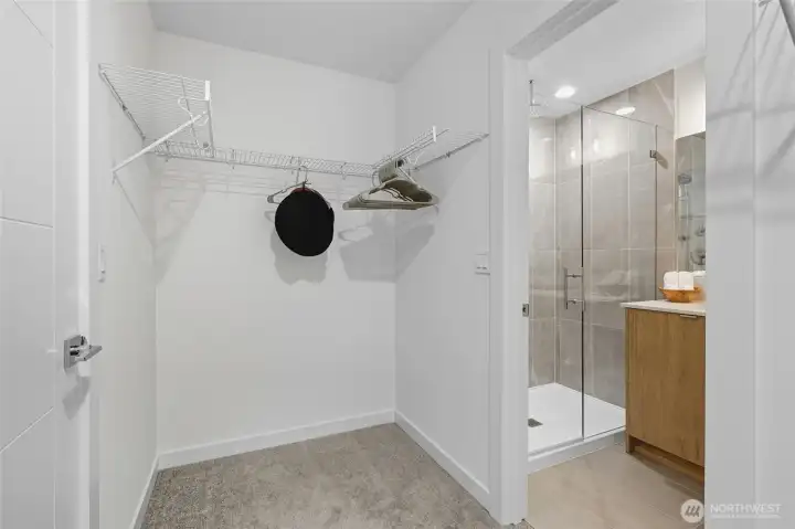 Spacious Walk-In Closet in Primary Bedroom