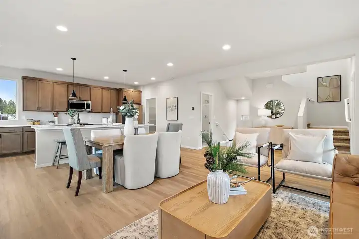 Living Room & Kitchen