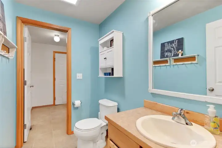 1/2 bath on main floor
