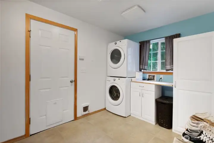 Main floor laundry room