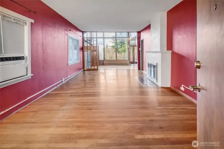 Enter into living room.