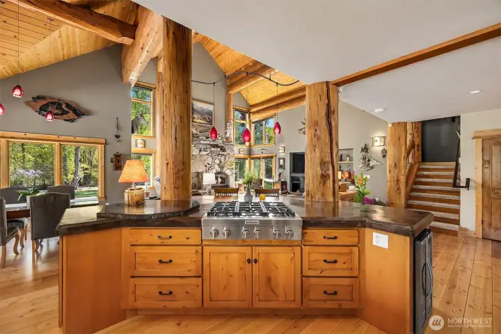 Open concept Great Room is truly stunning