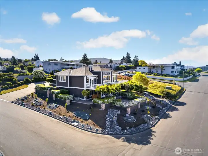 Beautiful, large lot on the corner of Piper Circle and Highland Drive. New drought resistant landscaping.
