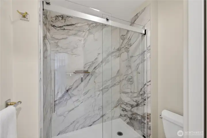 Brand new Kohler Shower in this bathroom too.