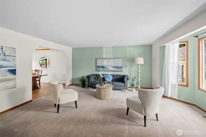 This home has amazing space and multiple living areas!