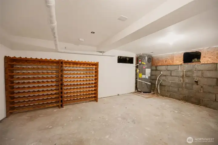 Picture inside the Root/Wine Cellar.
