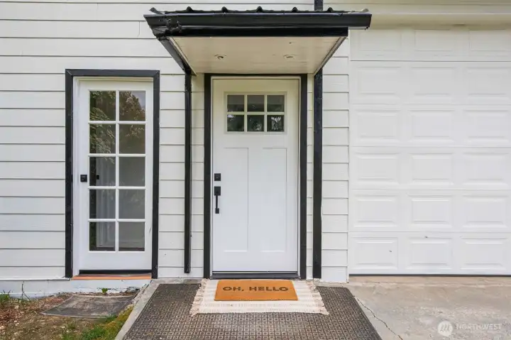 Front entry way into DADU.