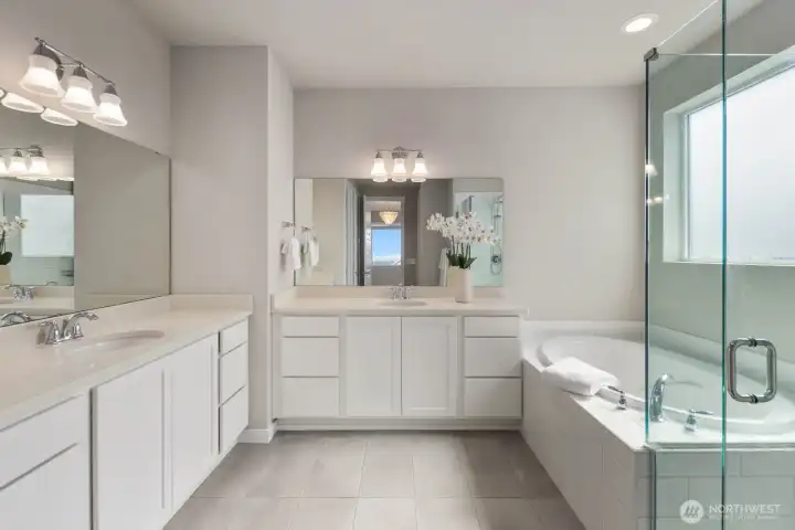 Primary bathroom Primary bathroom