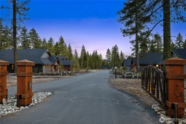 The Uplands 55+ private gated community.