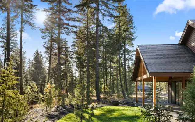 Enjoy nature from your patio