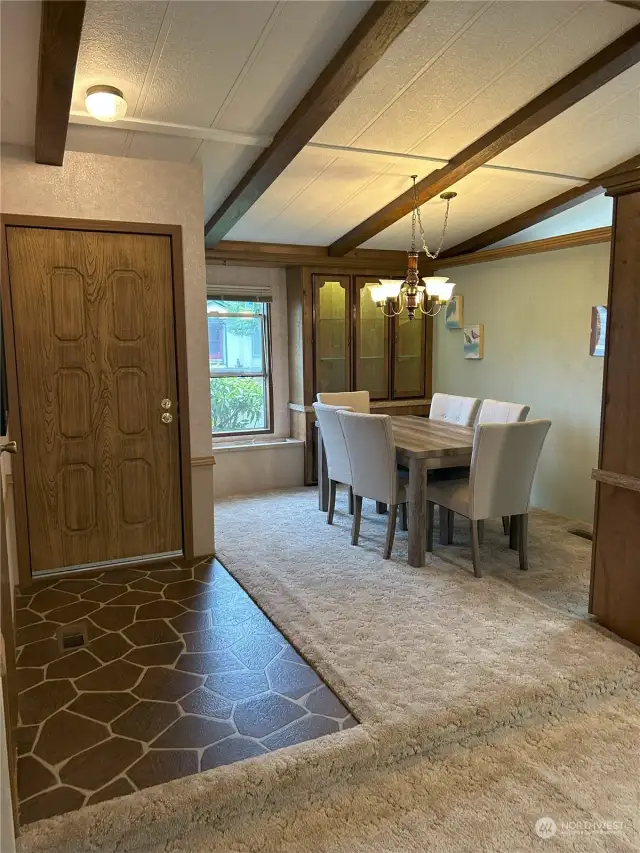 Entry way and Dining Room