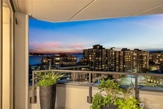 View from the dining room balcony