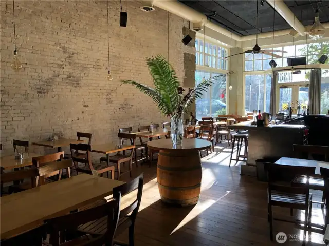 Black Bottle Gastropub around the corner