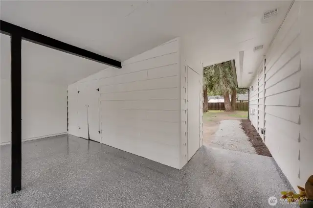 carport area
