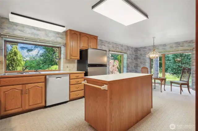 Kitchen with Large Eating Space