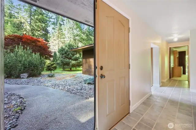 Double Door Front Entry