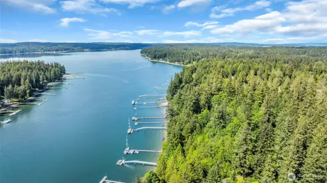 Manzanita Bay on the west side of Bainbridge Island
