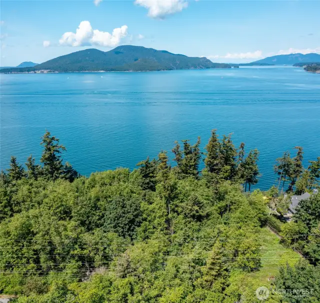 Island views add to the allure of this special site.