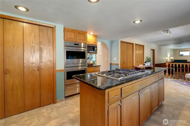 Three Bi-Fold Pantries