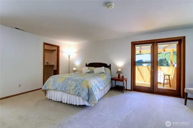 Suite Opens To Veranda Through Glass Doors