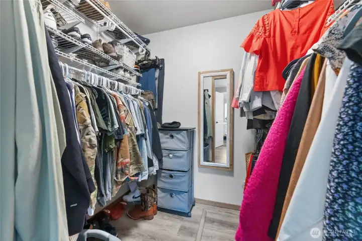 walk in closet!