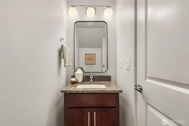 Powder room / half-bath.