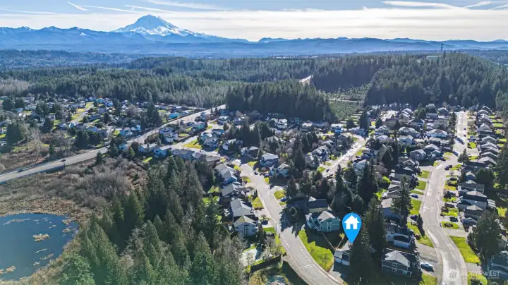 The icon has been added to mark the homes location