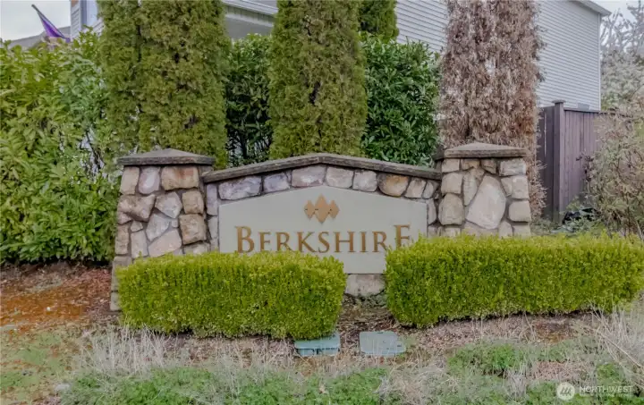 Berkshire neighborhood with sport court, playground and tree-lined streets