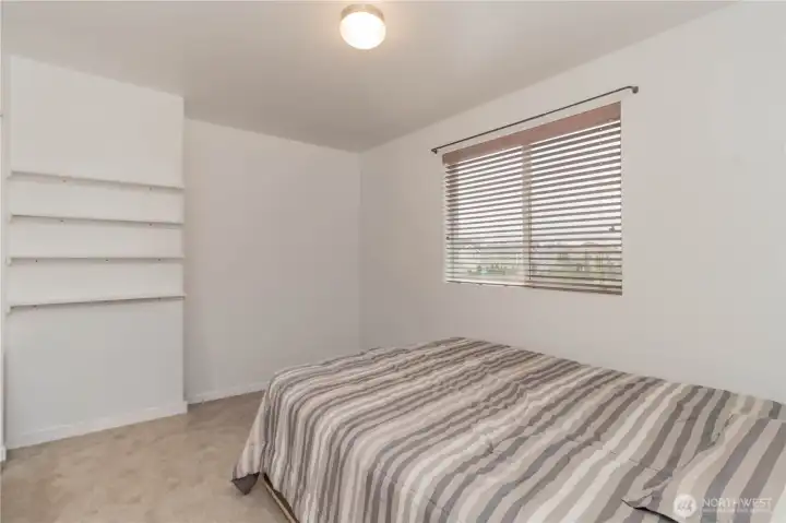 Bedroom #4 with street side view