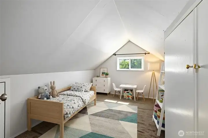 Upper Bedroom Virtually Staged