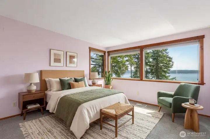 Primary Bedroom Virtually Staged