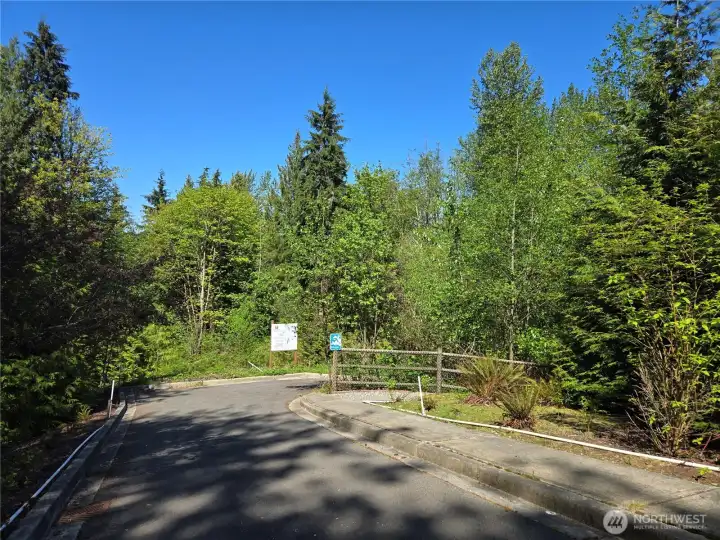 Home location is just pass land use sign. Home location is just pass land use sign.