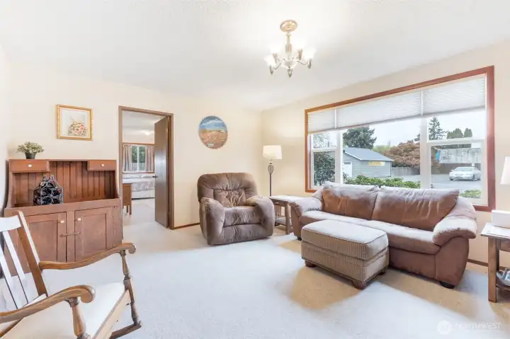 Large Living Room with Picture Window Large Living Room with Picture Window