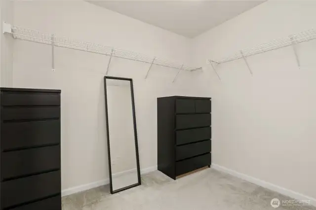 One of the 2 alk-in closets in the Primary bedroom