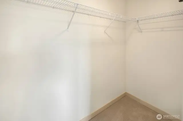 Lots of closet space.