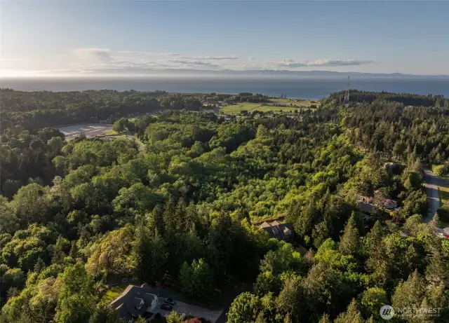 Aerial View of the Elwha River Valley