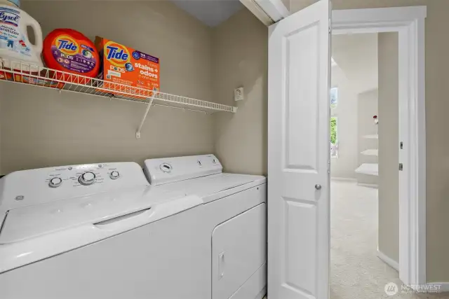 Good sized laundry room