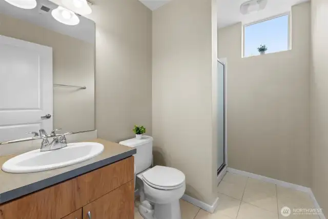 3rd shower in lower level