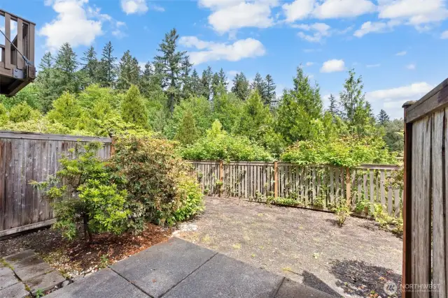 large patio