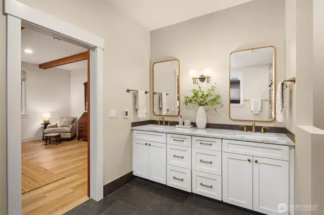 Radiant floors in ensuite
