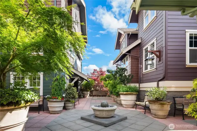 Charming, well-established complex.