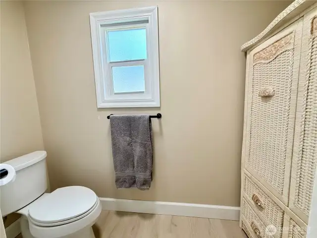 Private toilet area in the primary bathroom.
